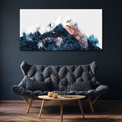 Tablou canvas Abstracția muntelui