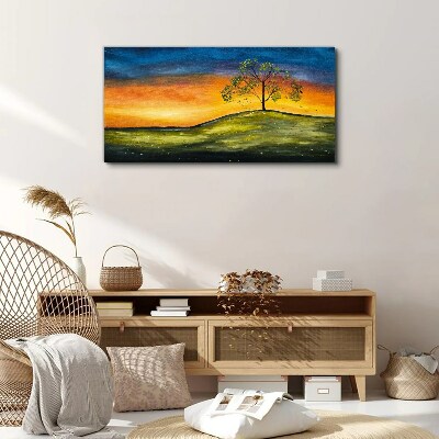 Tablou canvas Ora de aur peste deal