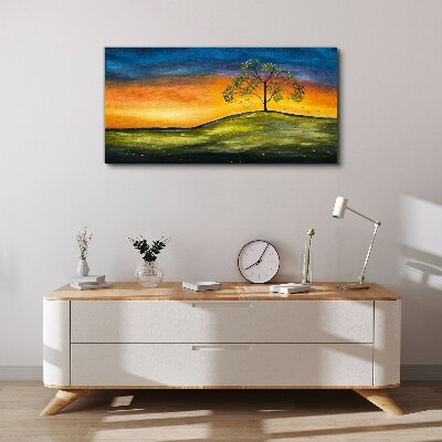 Tablou canvas Ora de aur peste deal
