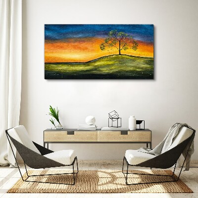 Tablou canvas Ora de aur peste deal