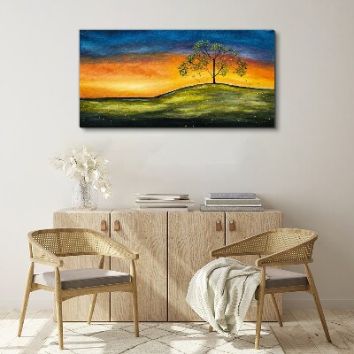 Tablou canvas Ora de aur peste deal