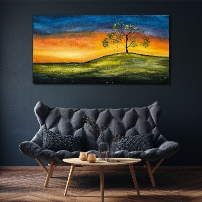 Tablou canvas Ora de aur peste deal
