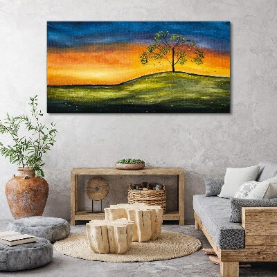 Tablou canvas Ora de aur peste deal