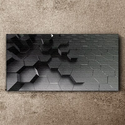 Tablou canvas Structuri geometrice în nuanțe de gri