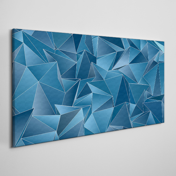 Tablou canvas Geometria solidelor albastre