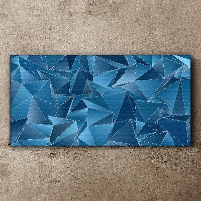 Tablou canvas Geometria solidelor albastre