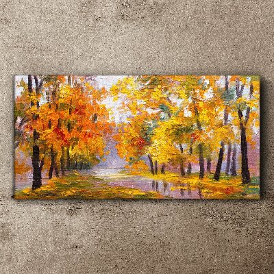 Tablou canvas Toamnă de aur în parc