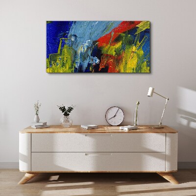Tablou canvas Culori dinamice într-un peisaj abstract
