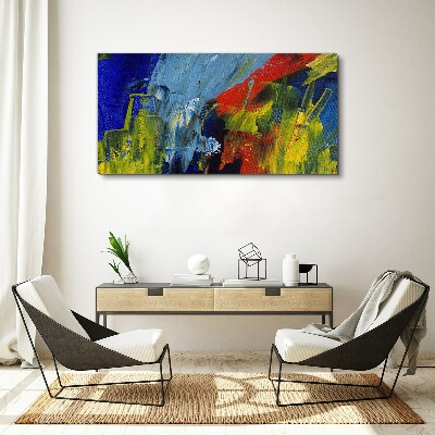 Tablou canvas Culori dinamice într-un peisaj abstract