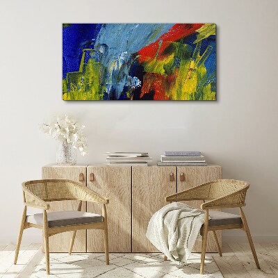 Tablou canvas Culori dinamice într-un peisaj abstract