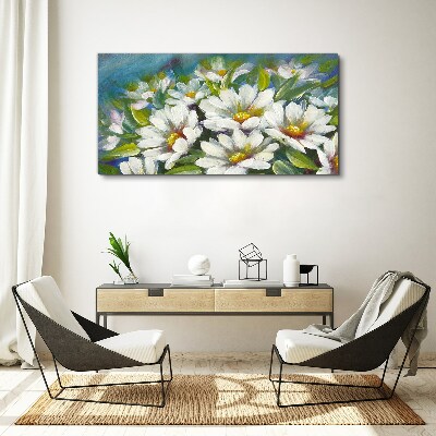 Tablou canvas Charm floral în albastru