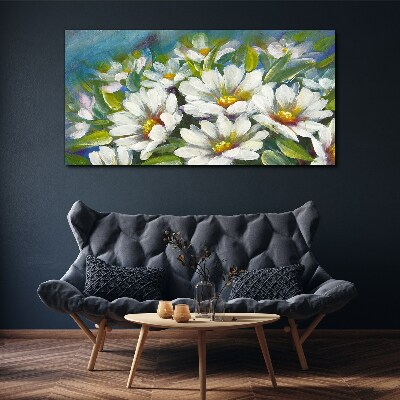 Tablou canvas Charm floral în albastru