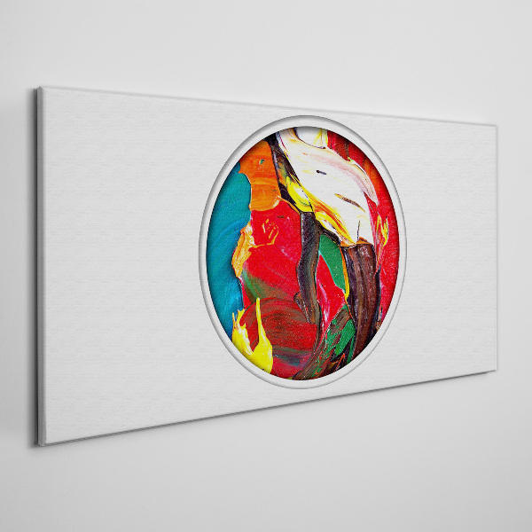 Tablou canvas Un vârtej colorat de emoții de pictură