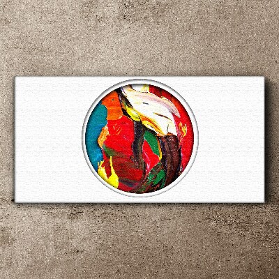 Tablou canvas Un vârtej colorat de emoții de pictură
