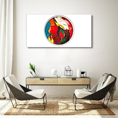 Tablou canvas Un vârtej colorat de emoții de pictură