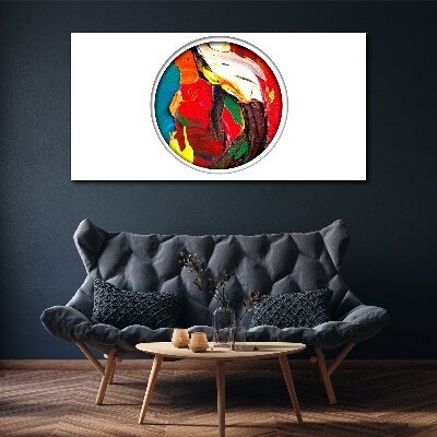Tablou canvas Un vârtej colorat de emoții de pictură