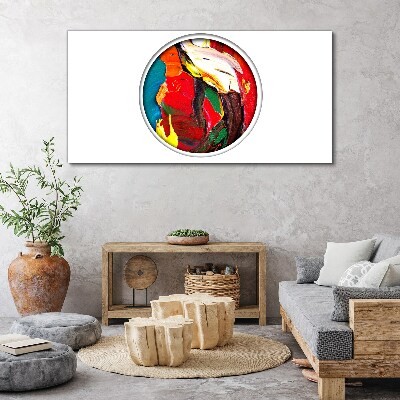 Tablou canvas Un vârtej colorat de emoții de pictură