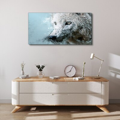 Tablou canvas Lup animal sălbatic