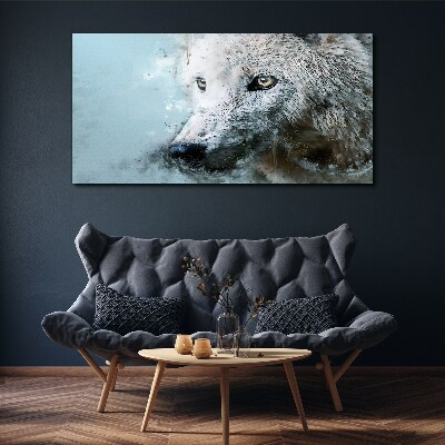 Tablou canvas Lup animal sălbatic