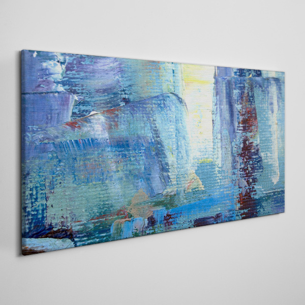 Tablou canvas Peisaj abstract în nuanțe de albastru