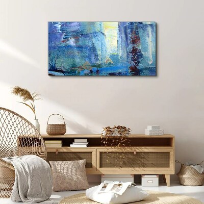 Tablou canvas Peisaj abstract în nuanțe de albastru