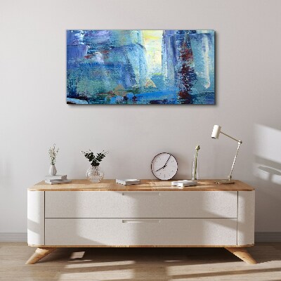 Tablou canvas Peisaj abstract în nuanțe de albastru