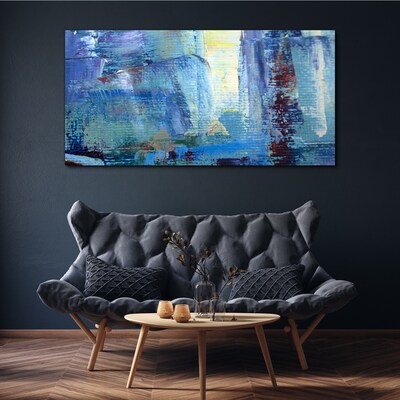 Tablou canvas Peisaj abstract în nuanțe de albastru