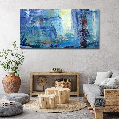 Tablou canvas Peisaj abstract în nuanțe de albastru