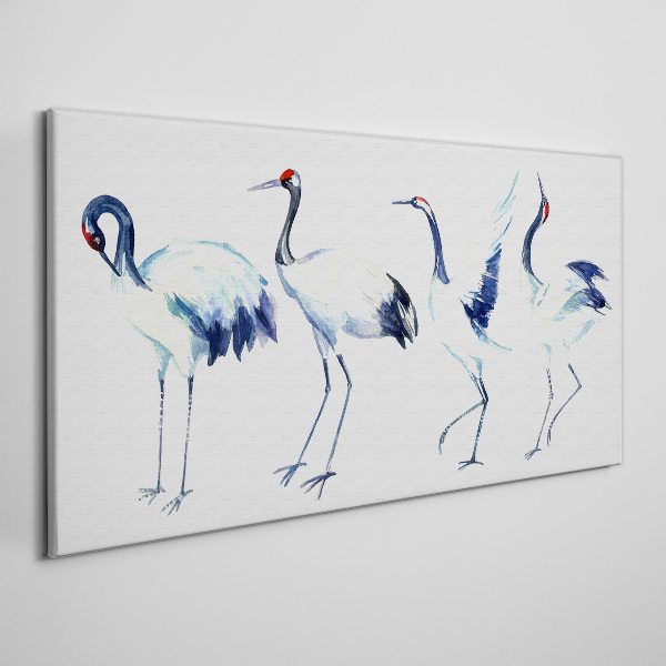 Tablou canvas Macarale dansând în acuarelă