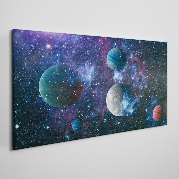 Tablou canvas Peisaj planetar cosmic
