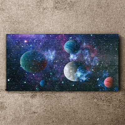 Tablou canvas Peisaj planetar cosmic