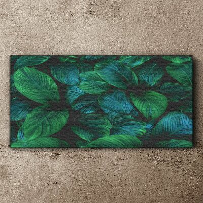 Tablou canvas Mozaic de frunze verzi