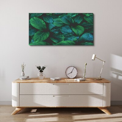 Tablou canvas Mozaic de frunze verzi