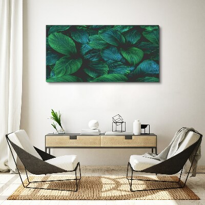 Tablou canvas Mozaic de frunze verzi