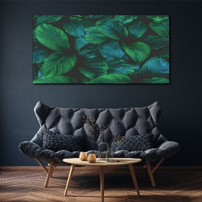 Tablou canvas Mozaic de frunze verzi