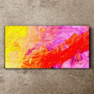 Tablou canvas Abstracție colorată în tonuri calde