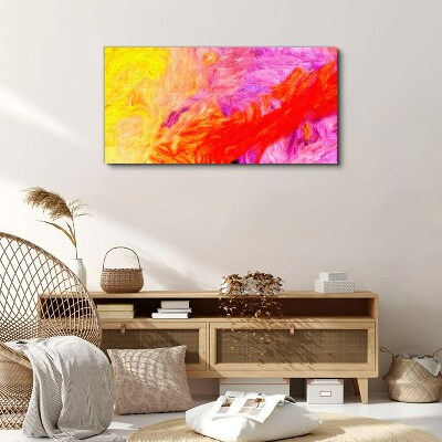 Tablou canvas Abstracție colorată în tonuri calde