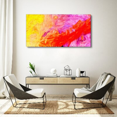 Tablou canvas Abstracție colorată în tonuri calde