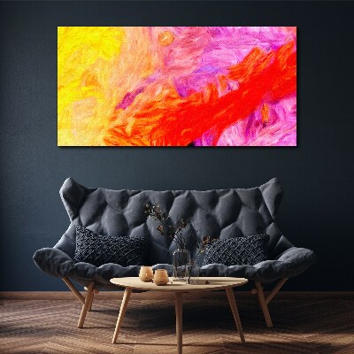 Tablou canvas Abstracție colorată în tonuri calde