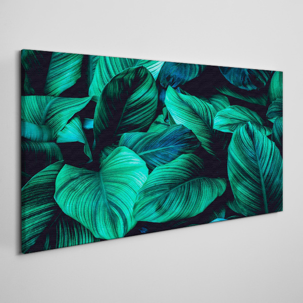 Tablou canvas Frunze tropicale verzi