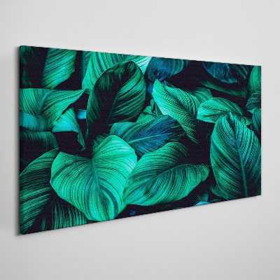 Tablou canvas Frunze tropicale verzi