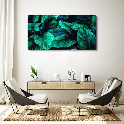 Tablou canvas Frunze tropicale verzi