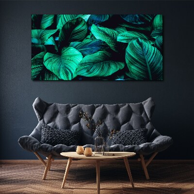 Tablou canvas Frunze tropicale verzi