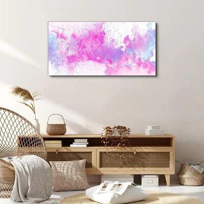 Tablou canvas Explozii de apă roz