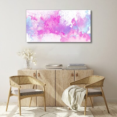 Tablou canvas Explozii de apă roz