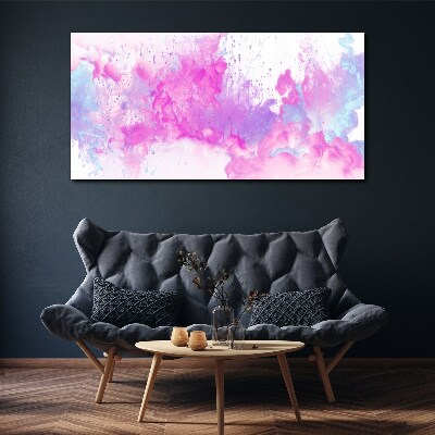 Tablou canvas Explozii de apă roz