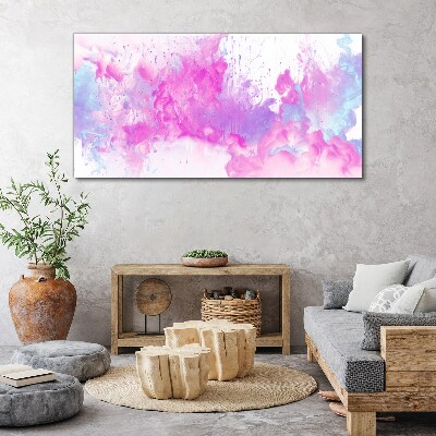 Tablou canvas Explozii de apă roz