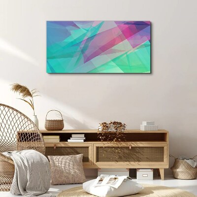 Tablou canvas Geometrii transparente în nuanțe pastelate