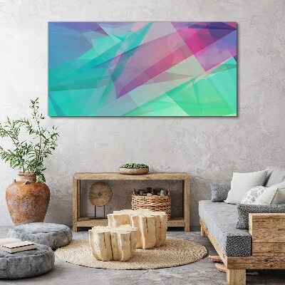 Tablou canvas Geometrii transparente în nuanțe pastelate
