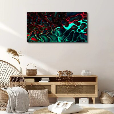 Tablou canvas Valuri de culoare abstracte
